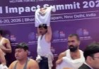 Youth Congress Shirtless Protest at Bharat Mandapam AI Summit