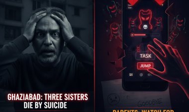 गाजियाबाद: कोरियन गेम की लत ने ली तीन मासूम बहनों की जान, 9वीं मंजिल से कूदकर किया सुसाइड