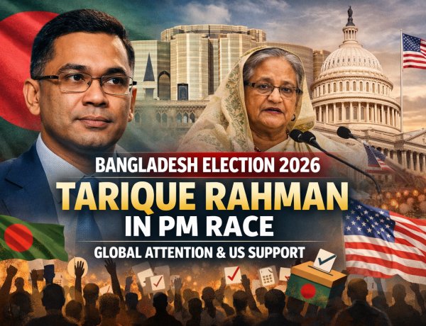 बांग्लादेश चुनाव 2026: पीएम रेस में उतरे तारीक रहमान, अमेरिका सहित दुनिया की नजर