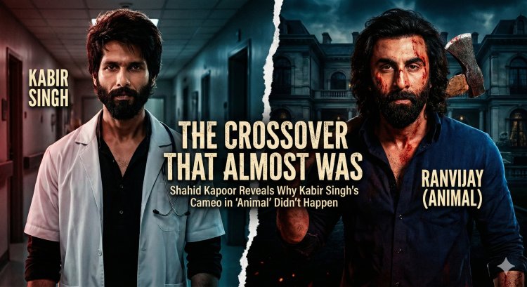 शाहिद कपूर का बड़ा खुलासा: 'एनिमल' में होने वाली थी 'कबीर सिंह' की एंट्री, बताया क्यों अधूरा रह गया फैंस का सपना