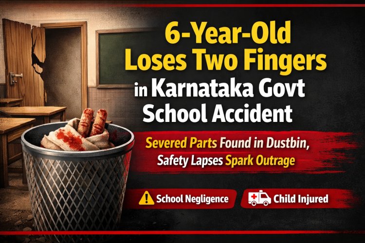 Karnataka School Horror: 6-Year-Old Loses Fingers, Staff Allegedly Dumps Them