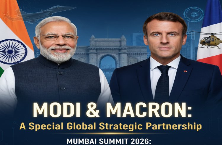PM Modi & Macron Mumbai Meet: "Special Strategic Partnership" & Rafale Deal