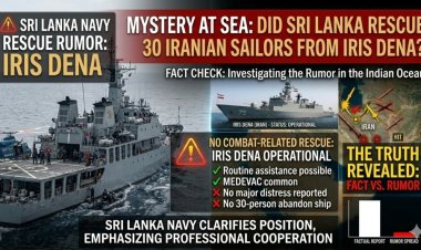 Mystery at Sea: Did Sri Lanka Rescue 30 Iranian Sailors from IRIS Dena? The Truth Revealed