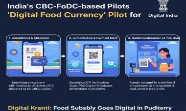 Digital Kranti: Puducherry Launches India’s First CBDC-Based Digital Food Currency Pilot