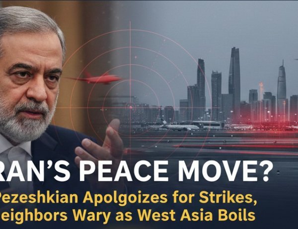 Iran’s Peace Move? President Pezeshkian Apologizes for Regional Strikes Amid Rising War Tensions