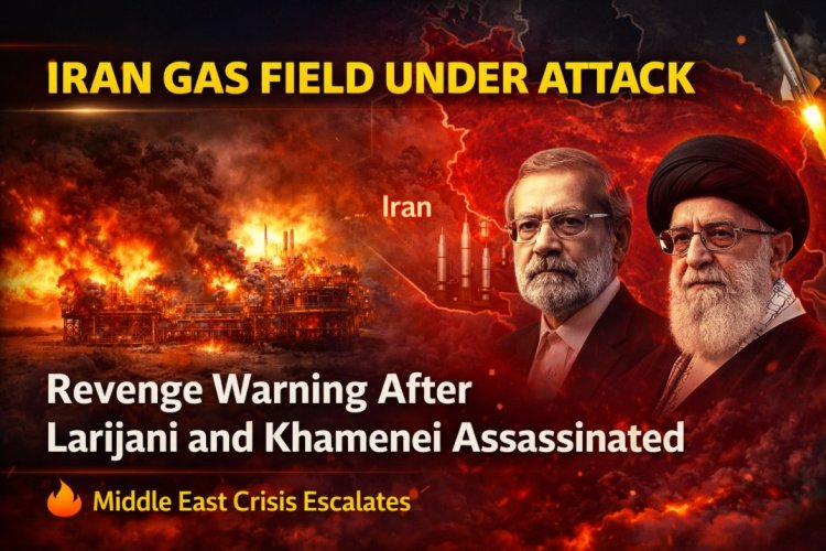 ईरान का महाविनाश? गैस फील्ड पर हमला और खामेनेई के करीबी लारीजानी की 'हत्या' ने बदला मिडिल ईस्ट का नक्शा!